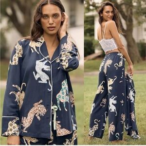Anthropologie pajama set